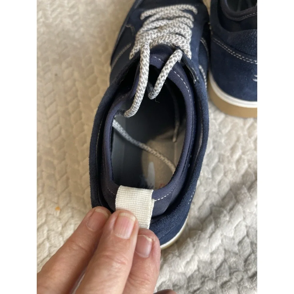 Johnnie-O Mens Navy Blue Surfside Tennis Shoes‎ Size 10 M
